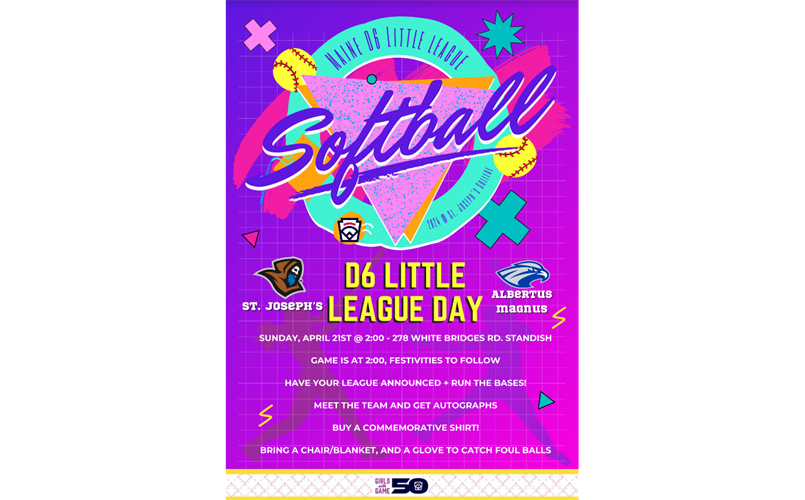 D6 Softball Little League Day